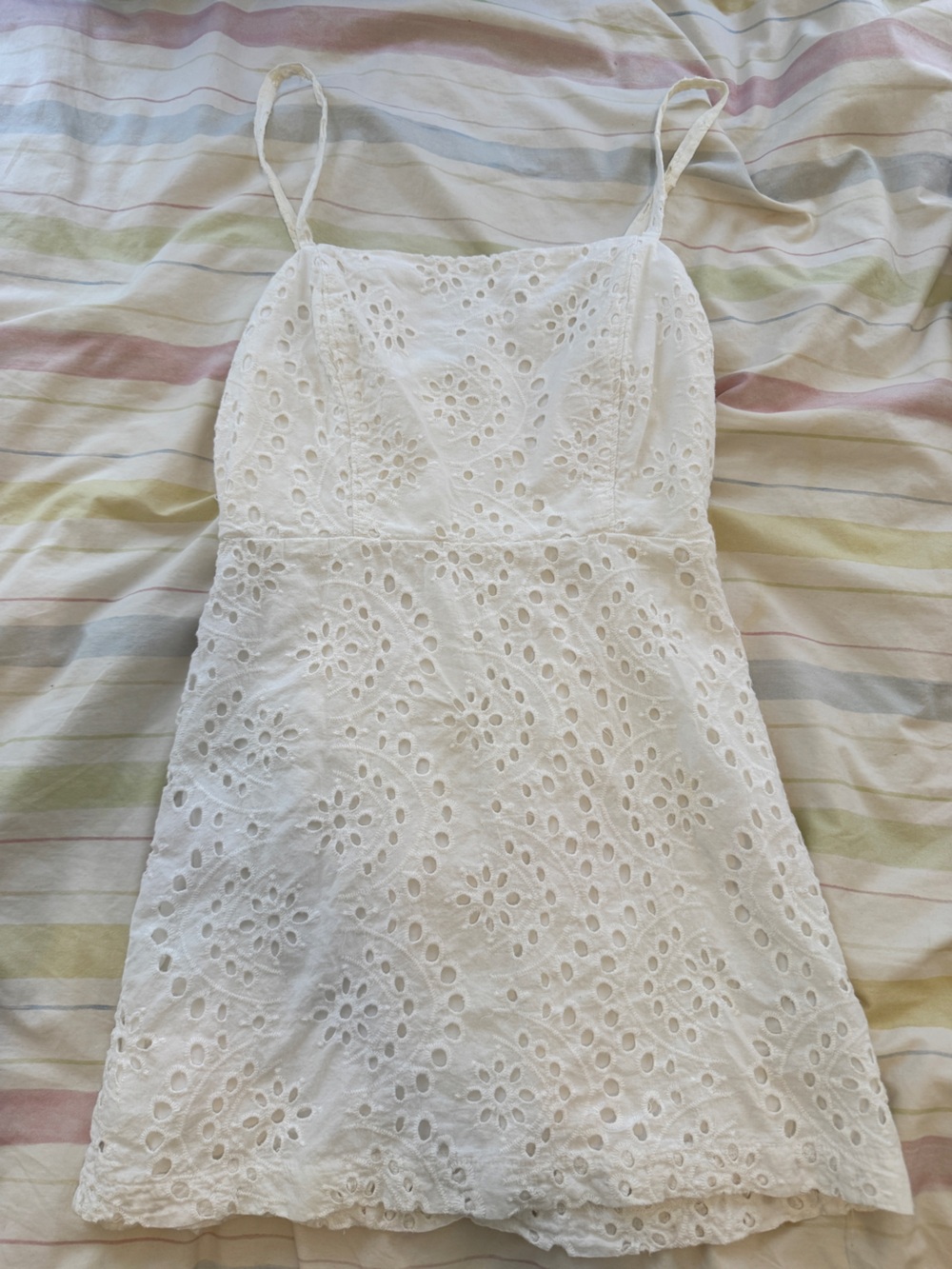 Kimchi Blue White Eyelet Mini Skirt